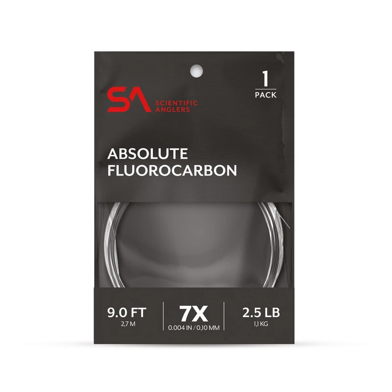Scientific Anglers SA Absolute Fluorocarbon Leader 12' 1 Scientific Anglers SA Absolute Fluorocarbon Leader 12'