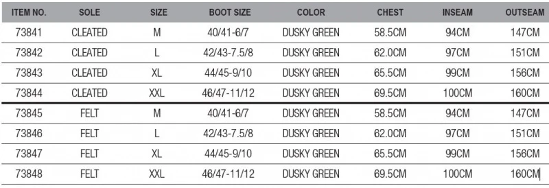 Scierra Helmsdale Chest Bootfoot Felt, Dusky Green 2 Scierra Helmsdale Chest Bootfoot Felt, Dusky Green - Afbeelding 2
