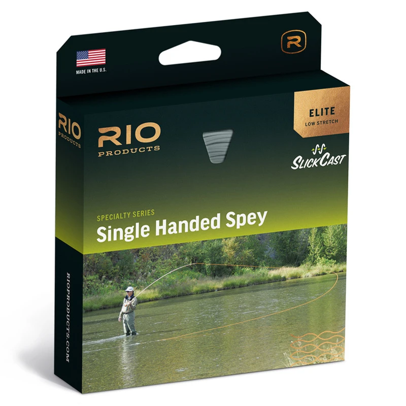 Rio Elite Single Handed Spey, Float Peach/Camo 1 Rio Elite Single Handed Spey, Float Peach/Camo
