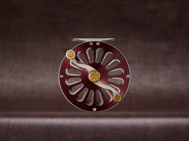 Frödin SALAR Fly Reel Burgundy 2 Frödin SALAR Fly Reel Burgundy - Afbeelding 2